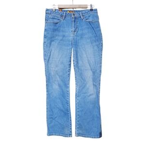 Wrangler Aura Regular Rise Straight Leg Blue Jeans Womens 8R WKPH89754 WU037MR